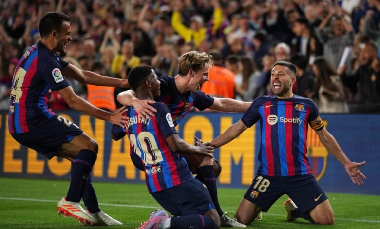 برشلونة يسقط أمام ريال سوسيداد في حفل التتويج بالليجا