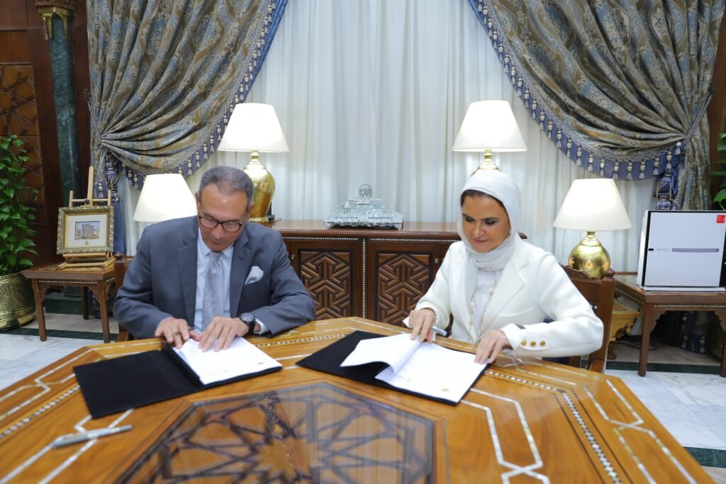 فضيلة الإمام الأكبر يشهد توقيع بروتوكول تعاون بين بنك مصرو بيت الزكاة والصدقات لتقديم خدمات الدفع الإلكتروني