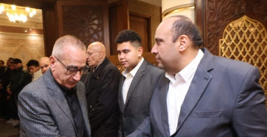 النائب هشام هلال يستقبل عزاء والده ورئيس ووكيل أول وأمين عام مجلس النواب علي رأس الحاضرين 
