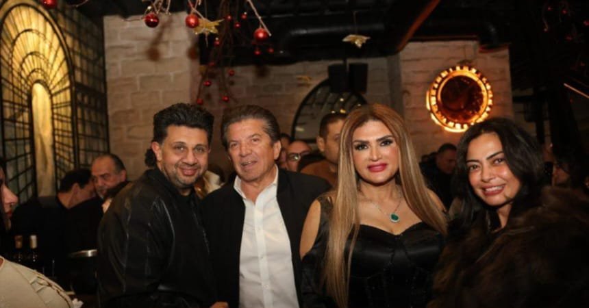 ميرفت عطالله تقيم حفل خاص بمناسبة عيد الميلاد المجيد بحضور المخرج خالد يوسف والنجم اللبناني  وليد توفيق